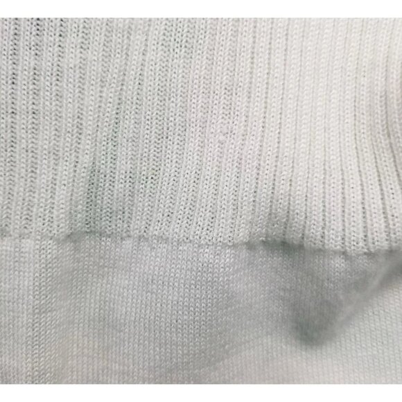 DonnKey Vtg 1970s 70s White Tennis Cardigan Green Trim, Size S/M, Collegiate - Picture 6 of 6